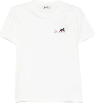 MC2 Saint Barth Emilie T-shirt - Dames - T-shirts - Wit - S - Katoen - Tops