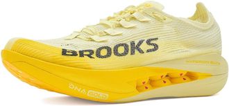 Brooks Hyperion Elite 5 Running Shoes Luminary/Yellow/Gray : Mens 10.5 - Womens 12 Medium, Synthetic