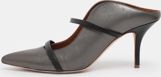 Malone Souliers Metallic Leather Maureen Pointed Toe Mules