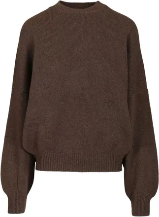 Khaite Margaux Jumper - female - Khaite - Round-neck Knitwear - Brown - XS - Knitwear