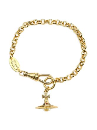 Vivienne Westwood 2020s Orb-charm bracelet - unisex - Brass - One Size - Gold