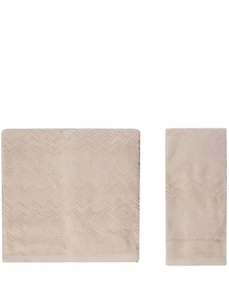 Missoni Home Chalk towels (set of two) - Neutrals