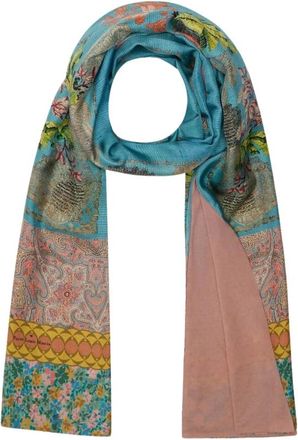 Pierre-Louis Mascia Aloesta Zijden Sjaal - Heren - Zijden sjaals - Blauw - ONE Size - Accessoires