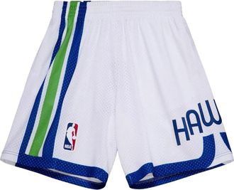 Mitchell & Ness x NBA Shorts sportivi Atlanta Hawks 1970 - Bianco