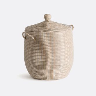 La Redoute Interieurs Mand met deksel H58 cm, Natala