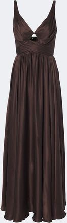 Zimmermann Draped silk maxi dress