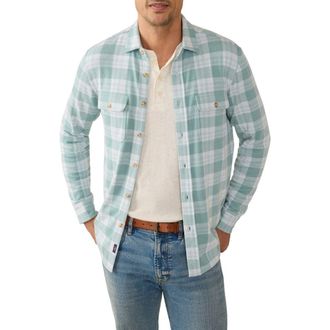 Faherty Legend Button-Up Shirt in West Palm Plaid at Nordstrom Rack, Size Xx-Large