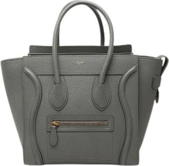 Celine Pre-owned Luggage Tote - Dames - Vintage Shopper - Grijs - ONE Size - Leer - Vintage