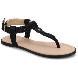 Journee Collection Women & apos;s Genevive Flat Sandals