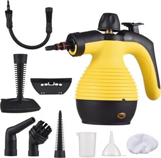 OEM Limpiador A Vapor Port&aacute;til De Mano, 1050 W, M&aacute;quina De Limpieza A Vapor Presurizada Multifuncional De Alta Temperatura Con 9 Piezas De Accesorios Para