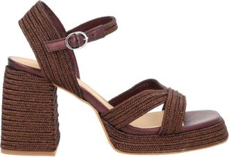 Castaner Brown Solid Valley Heels