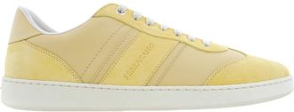 Ferragamo Achille Signature Low-Top Sneakers, Size 9