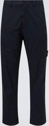 Stone Island Pantaloni cargo in twill di misto cotone