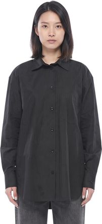 Andamane Black Oversized Solid Shirt