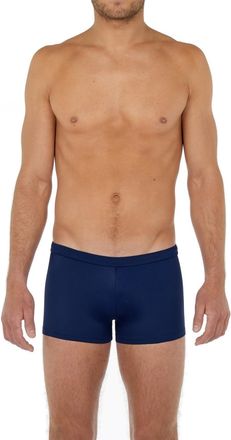 HOM Mens Boxer de bain SEA Life Swim Trunks, Marine, L
