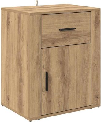 vidaXL Bedside Cabinet Artisan oak 50 x 36 x 60 cm Engineered wood vidaXL
