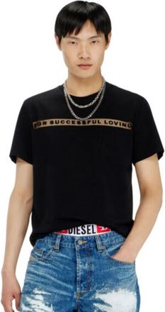 Diesel T-Shirts - Heren - T-shirts - Zwart - S - Tops