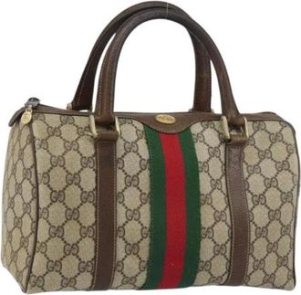 Gucci Pre-owned Handbags, female, Beige, Size: ONE SIZE Pre-owned Plastic Handbag