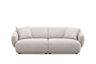 Castlery Auburn Sofa Customized, Cream, Spill Resistant, Modular for Sofas by Castlery