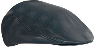 Infinity Leather Mens Leather Peaky Blinders Newsboy Flat Hat