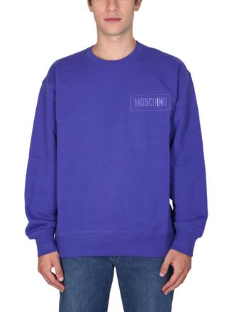 Moschino Royal Blue Logo Sweatshirts