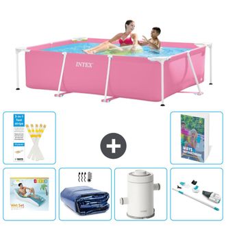 Intex Piscina Con Estructura Rectangular - 220x150x60 Cm - 7-piezas S87