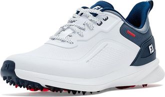 FootJoy Pro/Sl Mens Shoes White/Steel Blue/Peacoat : 10.5 D - Medium, Synthetic/Textile