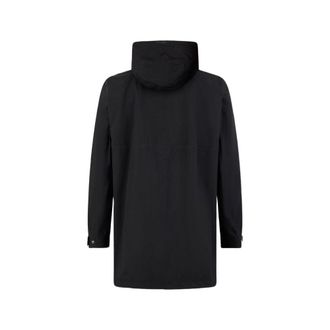 Herno Water-Repellent Polyester Coat - Black