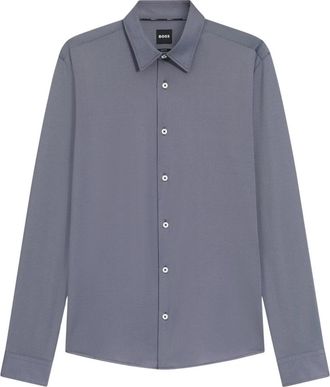 HUGO BOSS Casual Shirts - Heren - Casual Overhemden - Blauw - 2XL - Overhemden