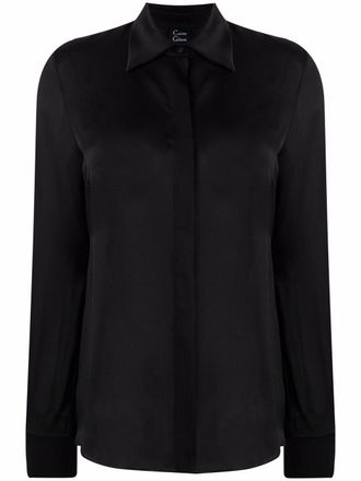 Carine Gilson Blouse met verborgen sluiting - Zwart