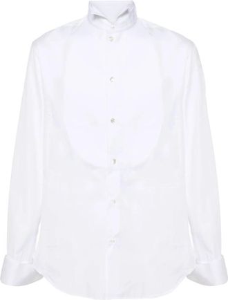 Giorgio Armani Icon Smokinghemd - Heren - Zakelijke Overhemden - Wit - XL - Katoen - Overhemden
