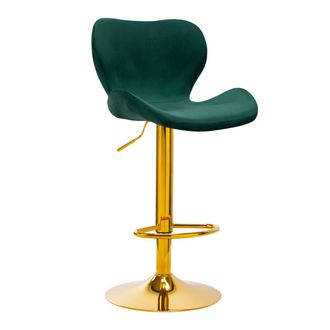 OEM Taburete De Bar Rico Qs-b15 De Terciopelo Verde