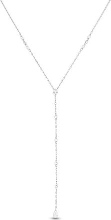 Bony Levy 18K Gold Liora Natural Diamond Y-Necklace in 18K White Gold at Nordstrom, Size 20