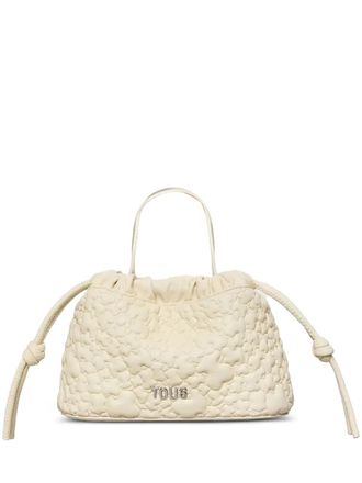 Tous small Puffy Bear shoulder bag - women - Polyester - One Size - Neutrals