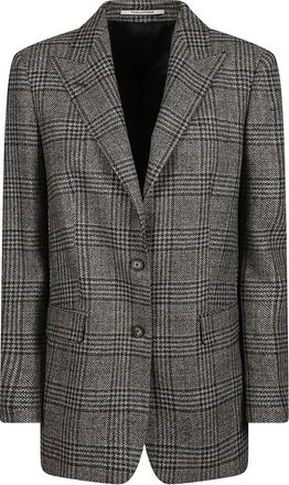 Tagliatore Bertha Jas - Dames - Blazers - Grijs - XS - Leer - Jassen