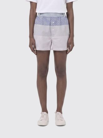 Moschino Pantaloncini in cotone a vita media con stampa patchwork