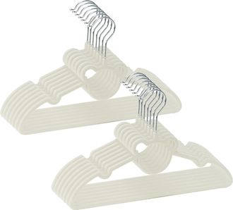 OEM Paquete De 50 Perchas Para Ropa De Beb&eacute;, Perchas De Pl&aacute;stico De 32,5 Cm (12,8 Pulgadas) De Largo Para Ni&ntilde;os, Antideslizantes, Aptas Para Ropa De Beb&eacute;s