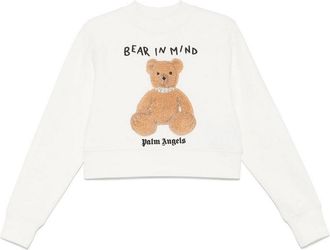 Palm Angels Bear In Mind Cotton Sweatshirt