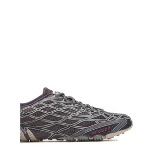 adidas Mesh with Cage Overlay Sneaker - Gray