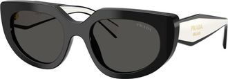 Prada Sunglasses, unisex, Black, Size: 53 MM PR D02S Sunglasses