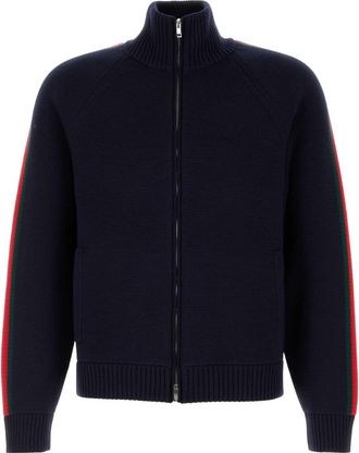 Gucci Dark Blue Wool Cardigan