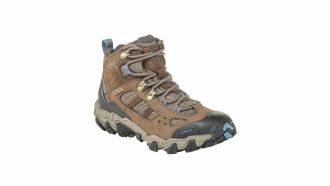 Oboz Footwear Womens Bridger Vent Mid Bdry Boots In Brindle/blue