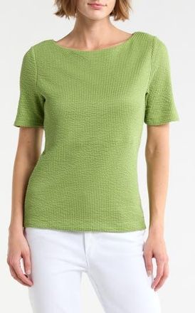 Daniel Rainn Boat Neck Knit T-Shirt in Epsom at Nordstrom Rack, Size X-Large