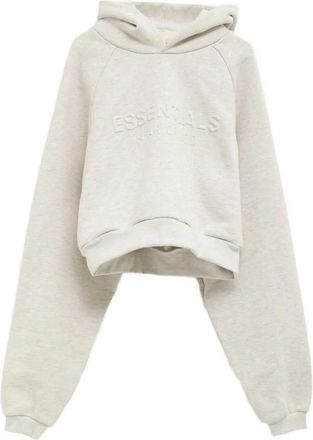 Fear of God Felpa con logo goffrato anni 90 - Toni neutri