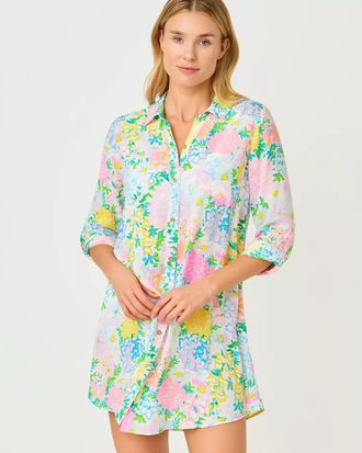 Lilly Pulitzer Natalie Shirtdress Cover-Up