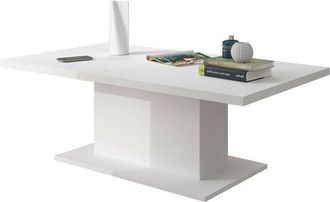 Mirjan24 Mobilier1 - Mesa De Centro Tucson 148, Blanco, 43x60x110cm, Di&aacute;metro: 0, Aglomerado Laminado, Angular