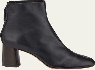 3.1 Phillip Lim Nadia Soft Leather Block-Heel Booties