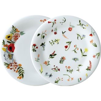 Twig New York Language of Flowers Set of Two Salad Plates in Multi at Nordstrom