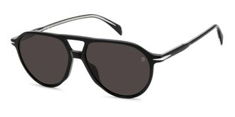 David Beckham DB 1218/S Polarized 807/M9 Mens Sunglasses Black Size 56