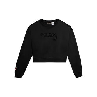 Freddy Felpa cropped girocollo con logo borchie Hello Kitty